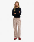 Organic Cotton Stripe Elasticated Trousers