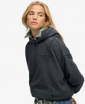 Luxe Casual Embroidered Relaxed Hoodie