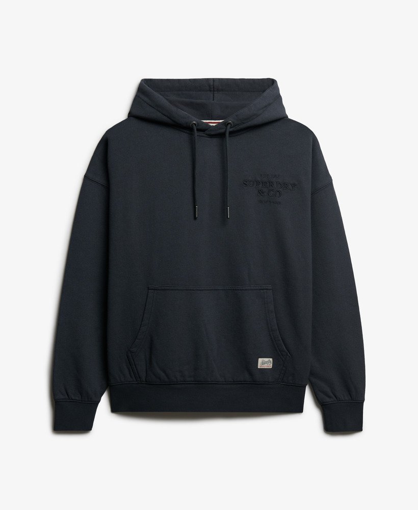 Luxe Casual Embroidered Relaxed Hoodie