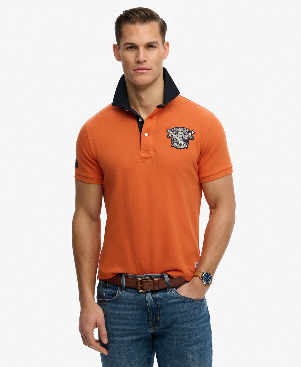 Vintage Pique Rugby Polo Shirt