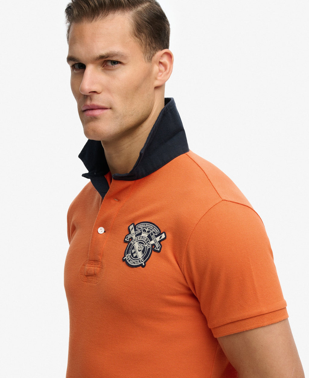 Vintage Pique Rugby Polo Shirt