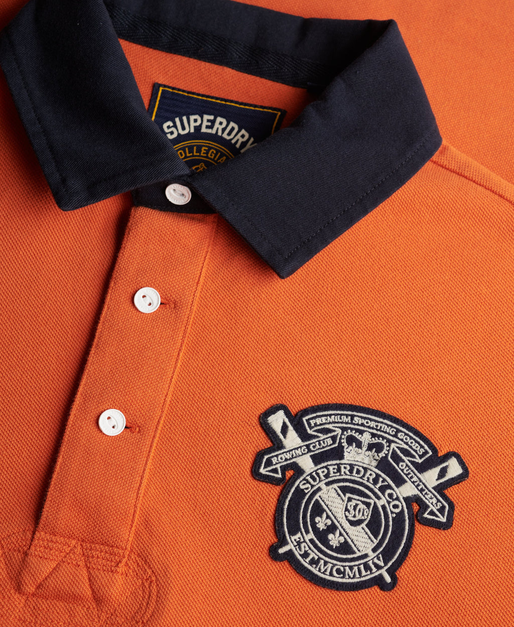 Vintage Pique Rugby Polo Shirt