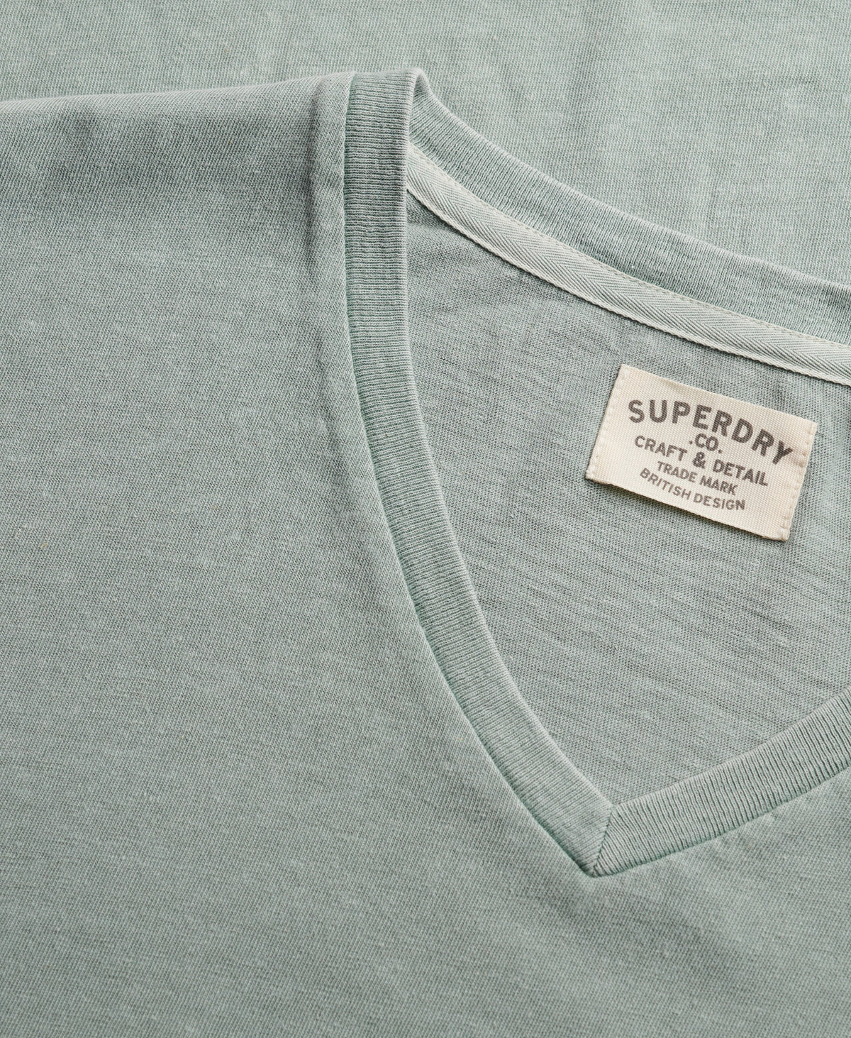 Classic Cotton Linen V-Neckline T-Shirt