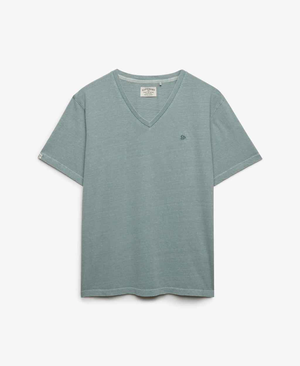 Classic Cotton Linen V-Neckline T-Shirt