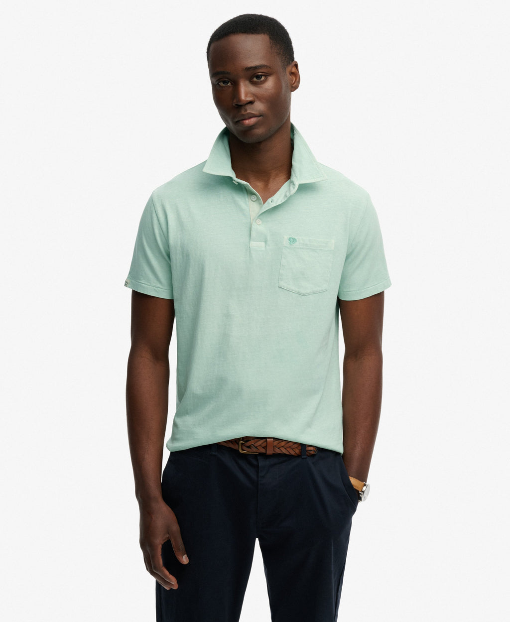 Classic Cotton Linen Polo Shirt