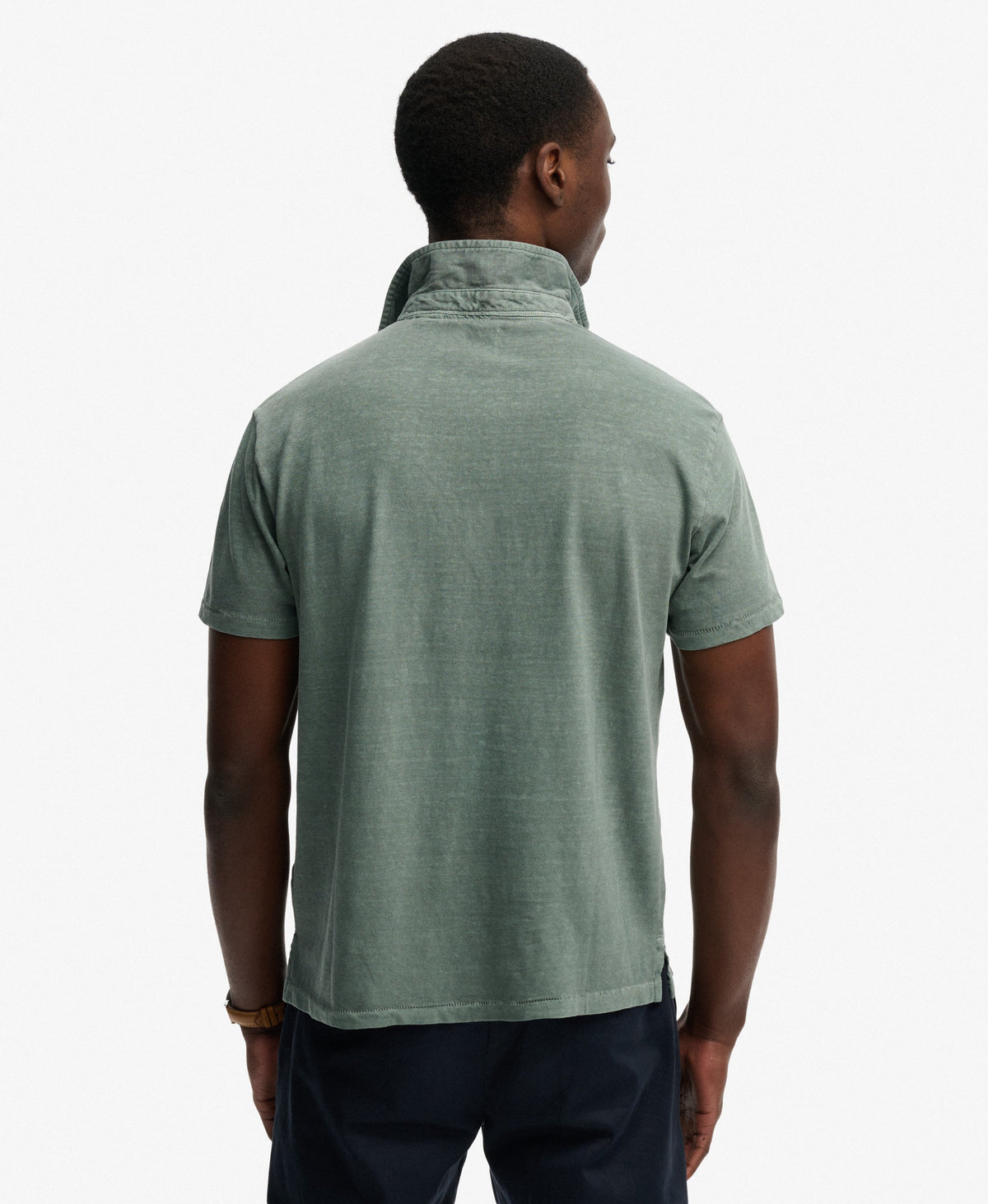 Classic Cotton Linen Polo Shirt