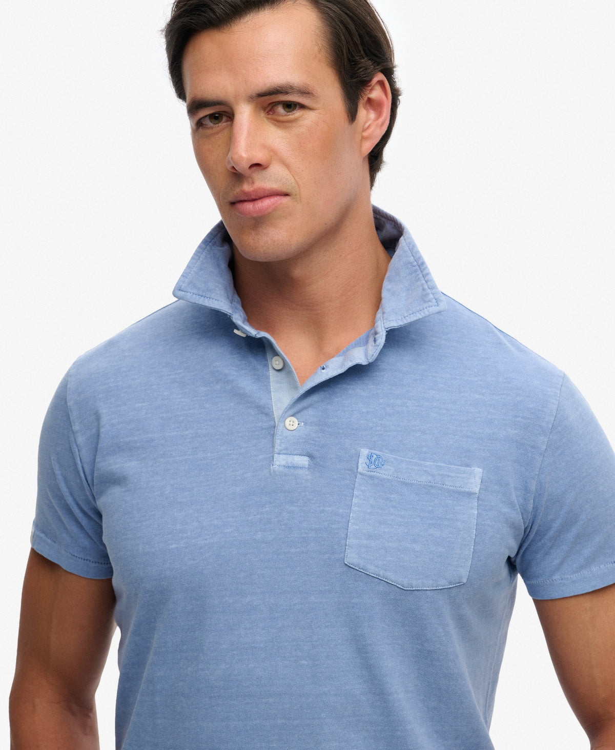 Classic Cotton Linen Polo Shirt