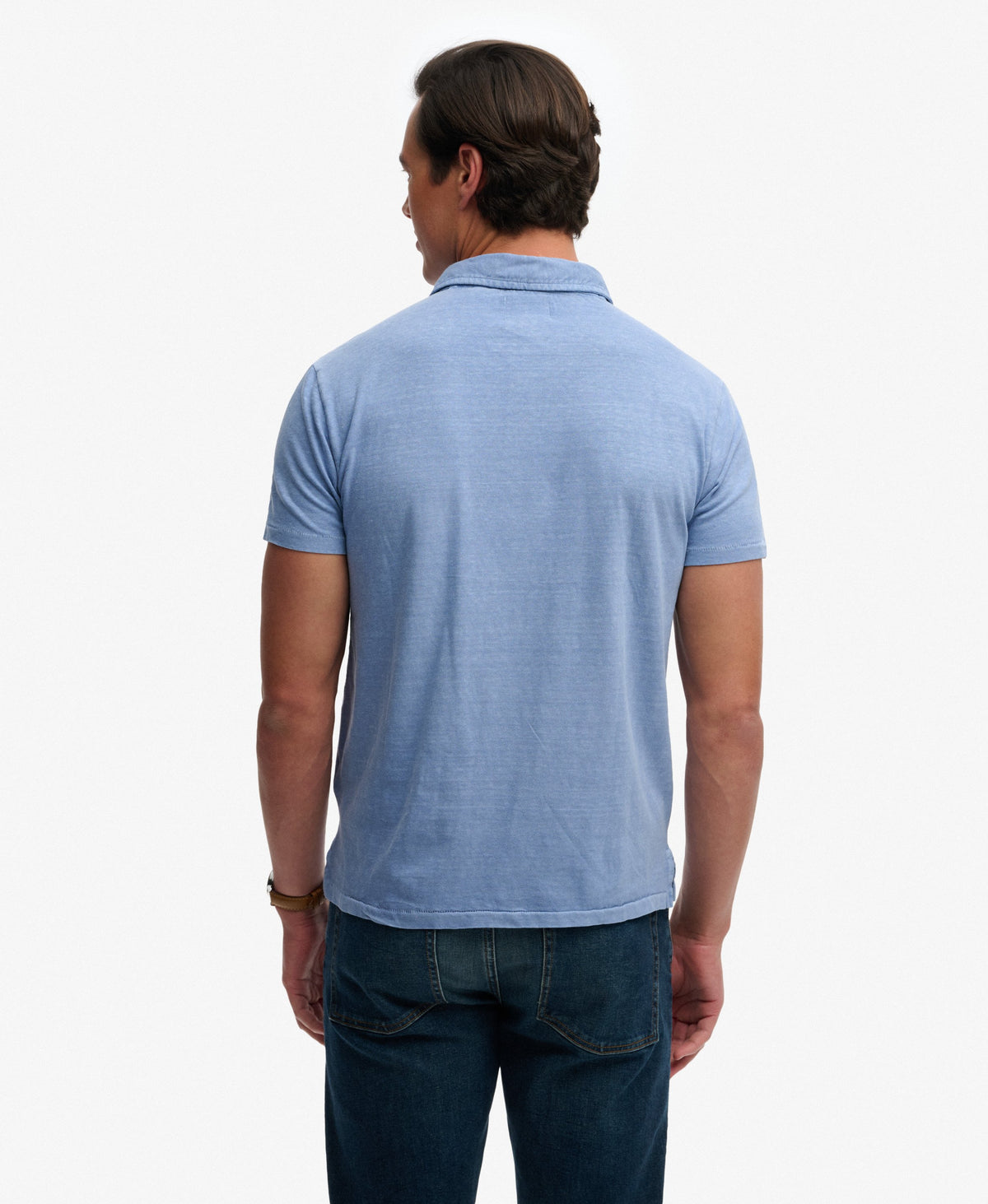 Classic Cotton Linen Polo Shirt