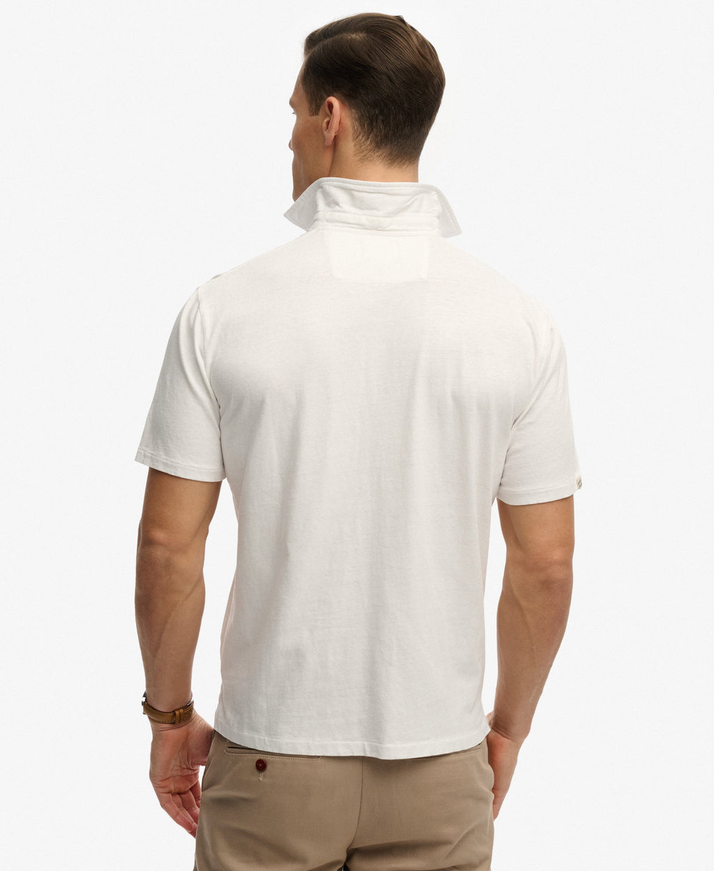 Classic Cotton Linen Polo Shirt