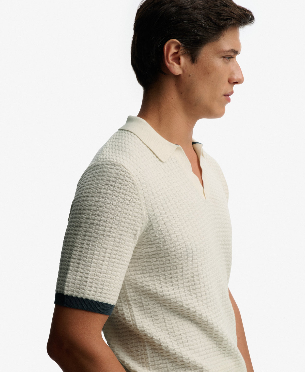 Johnny Collar Knitted Polo