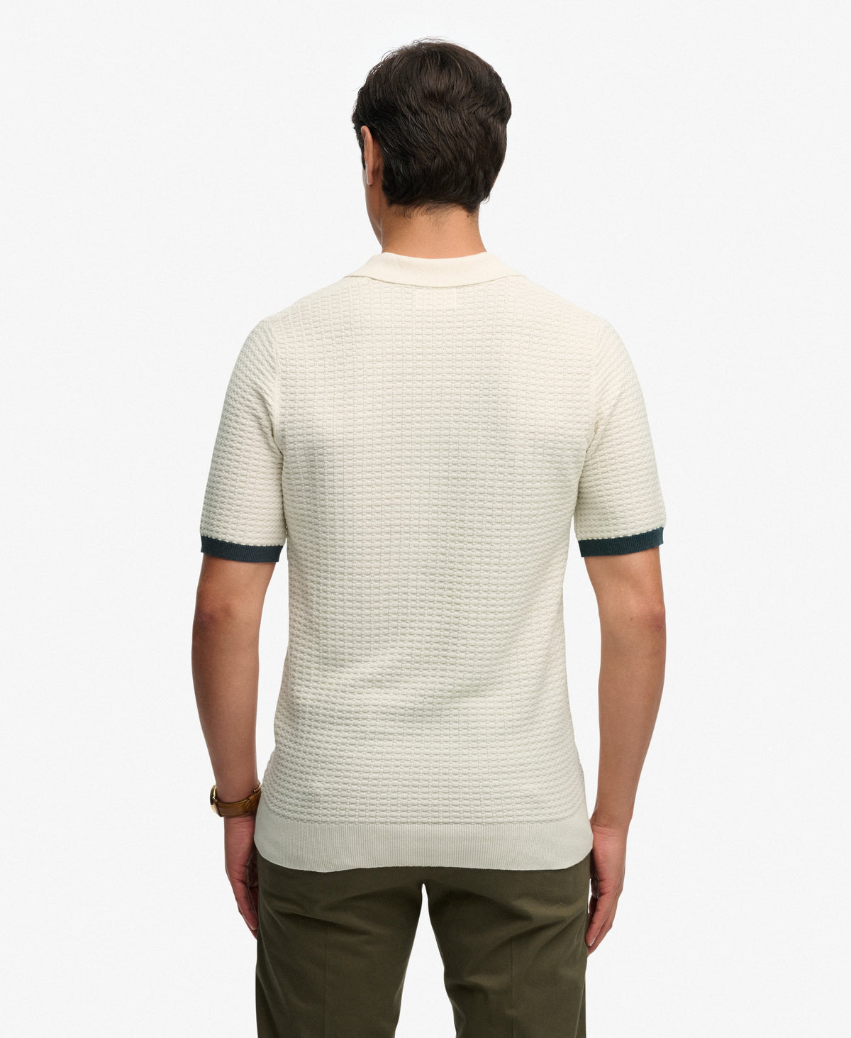 Johnny Collar Knitted Polo