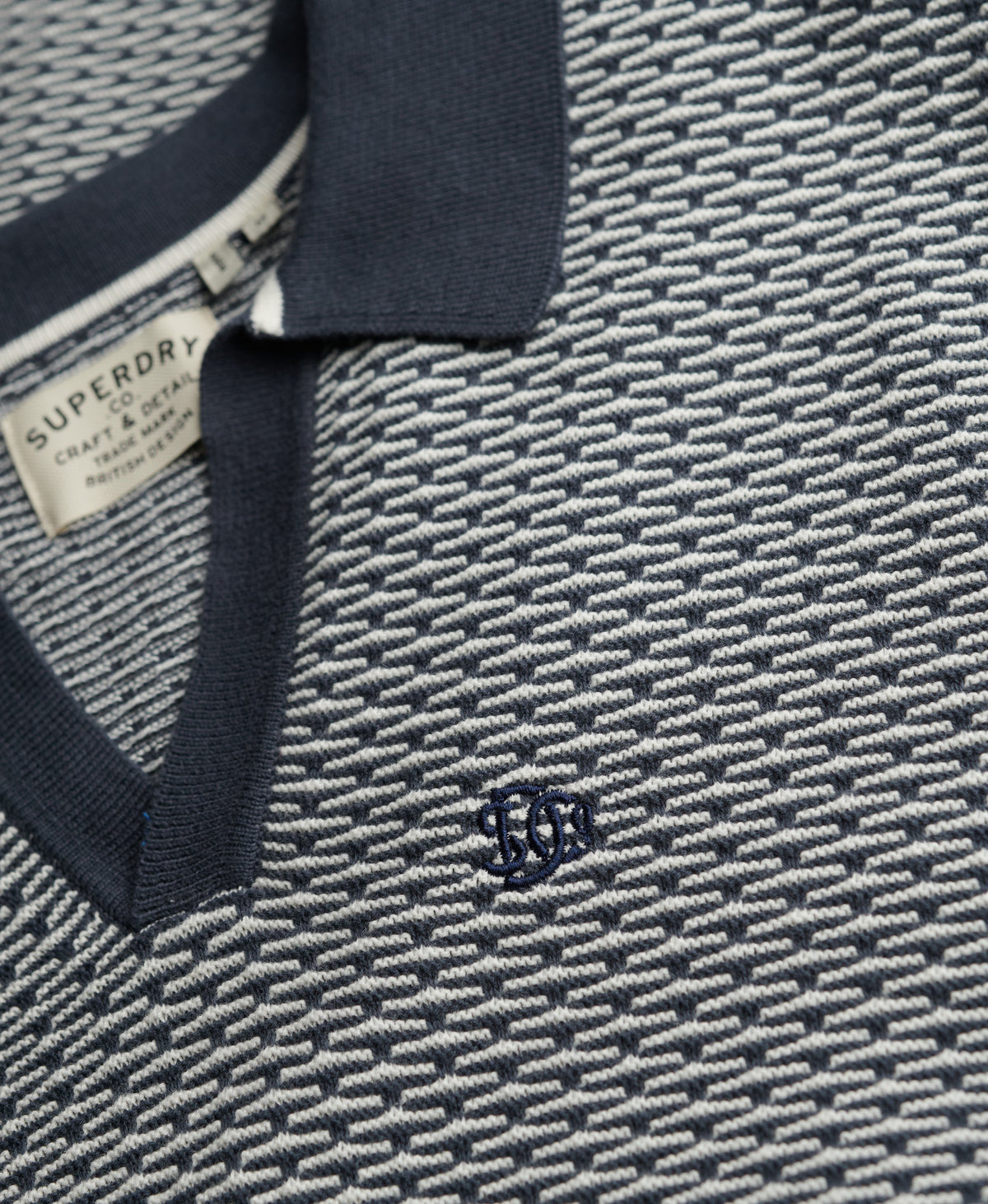 Johnny Collar Knitted Polo