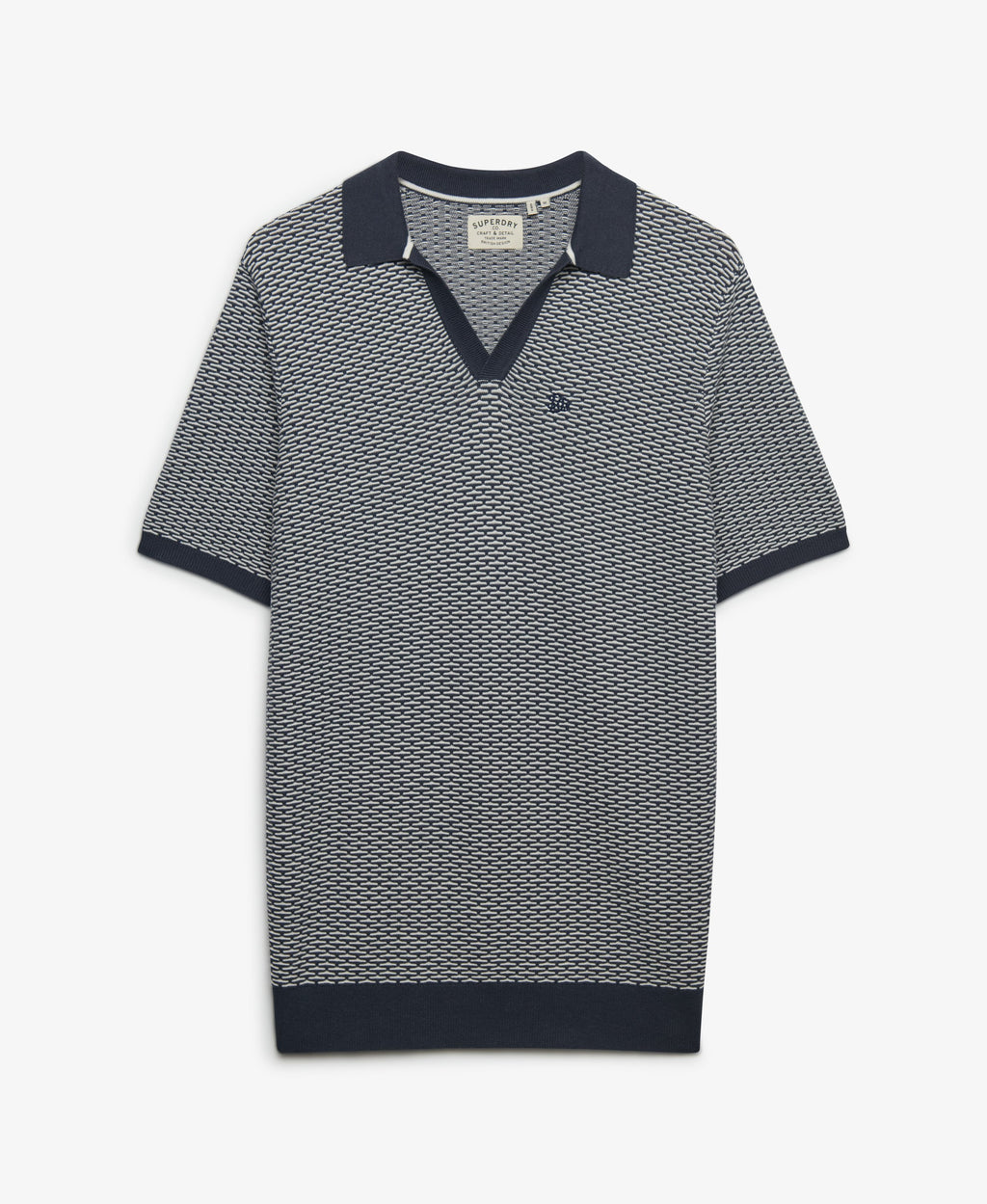 Johnny Collar Knitted Polo