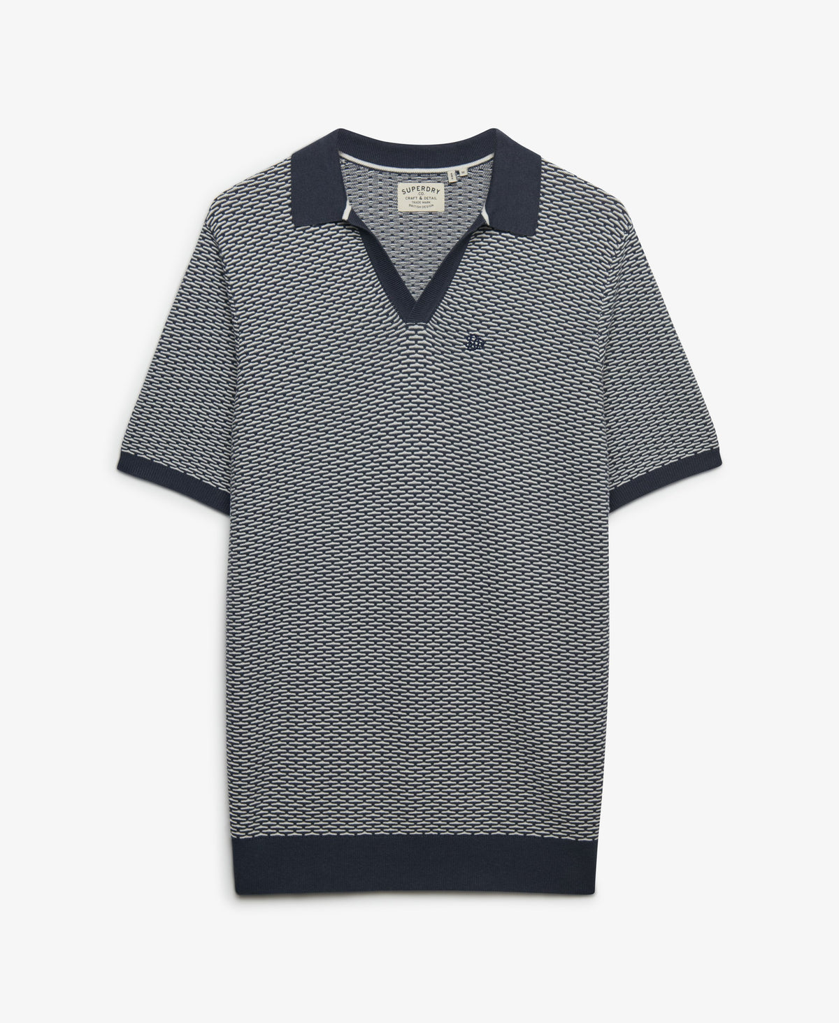 Johnny Collar Knitted Polo