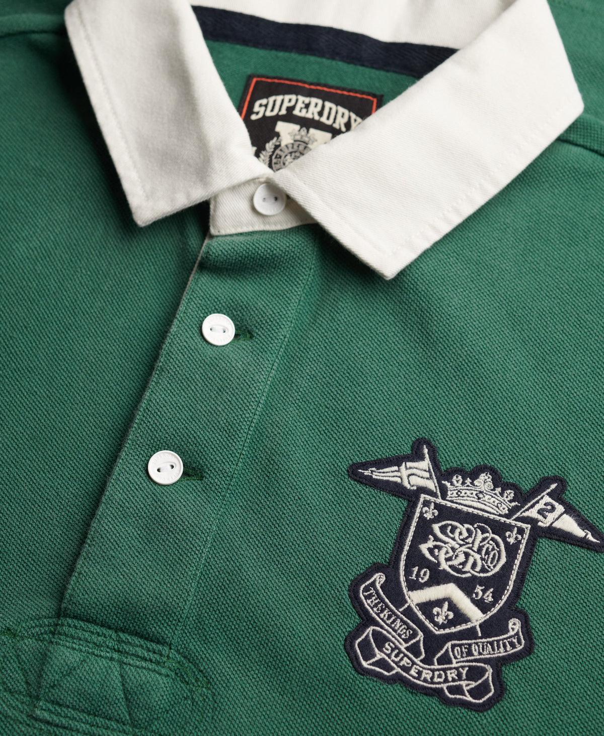 Vintage Pique Rugby Polo Shirt