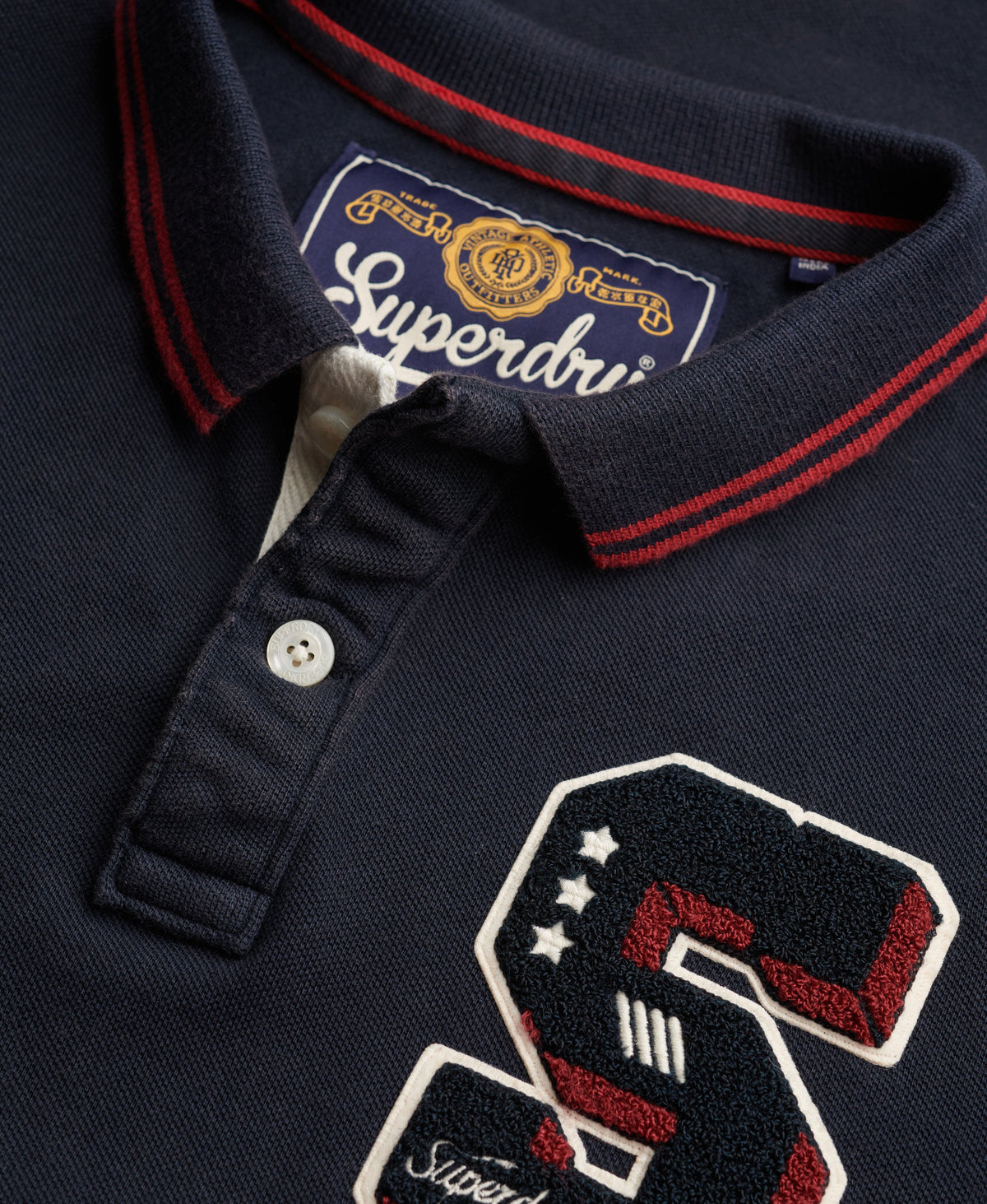 VINTAGE ATHLETIC PATCH POLO