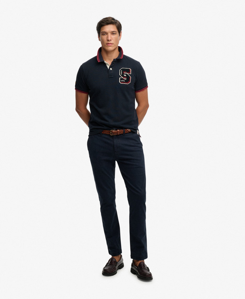 VINTAGE ATHLETIC PATCH POLO