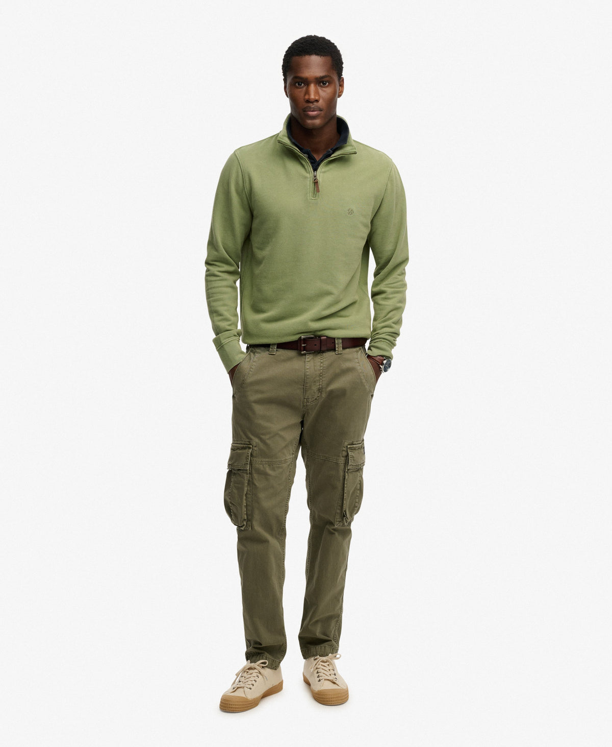 Classic Essential Half Zip Sweatshirt