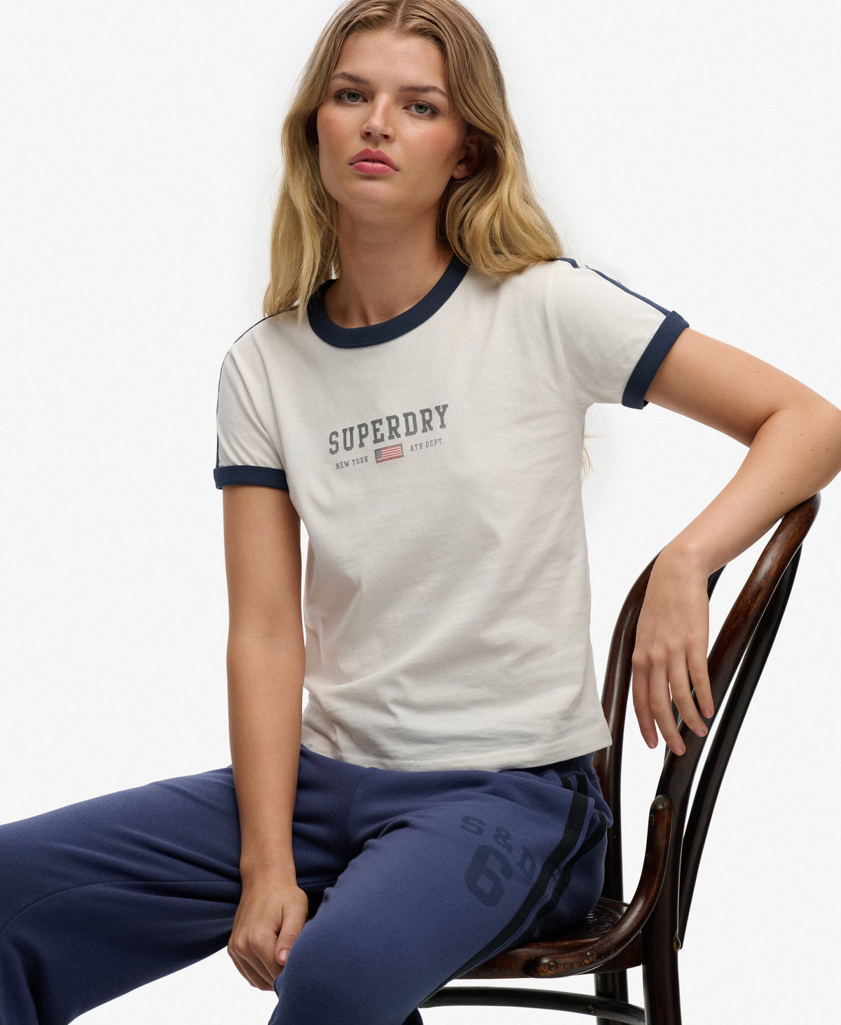 Athletic Essentials Graphic Ringer T-Shirt