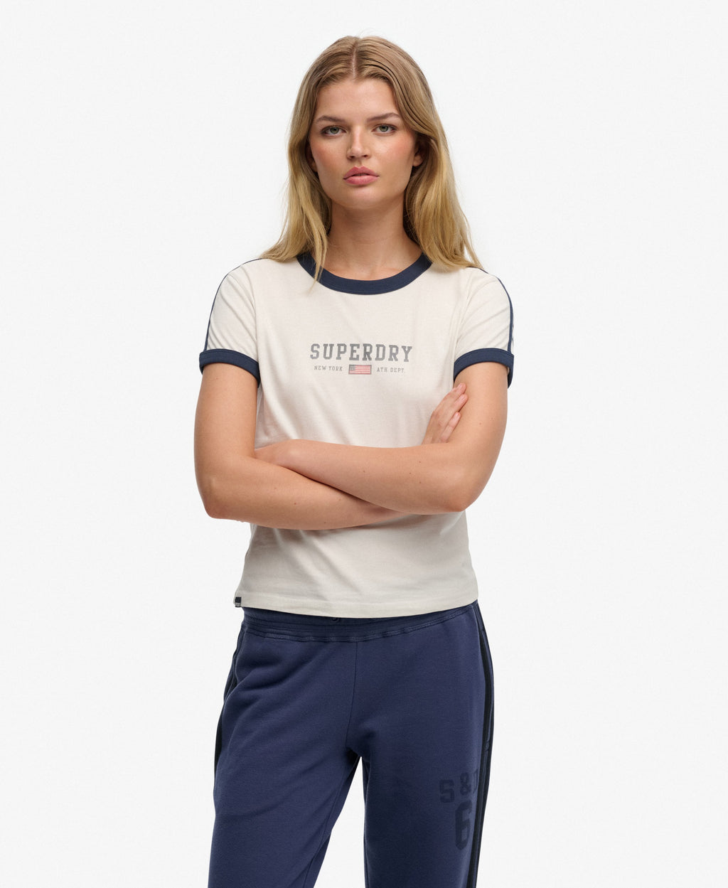 Athletic Essentials Graphic Ringer T-Shirt