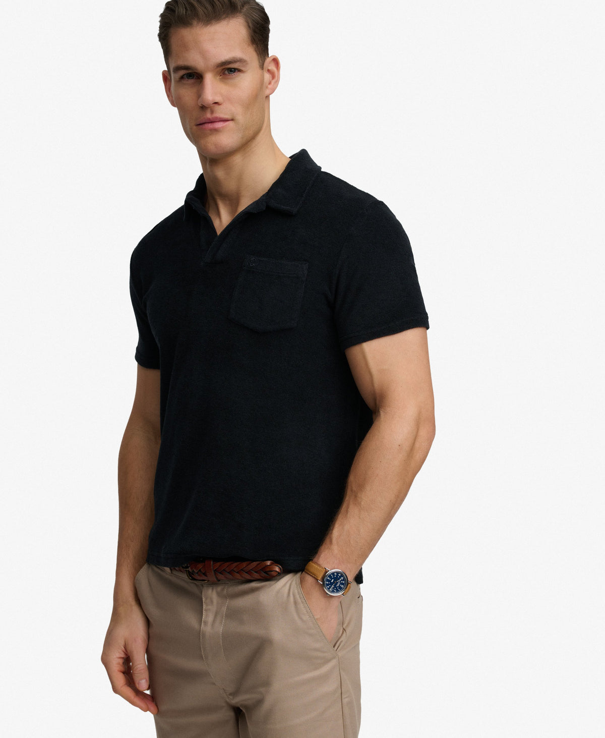 Towelling Polo Shirt