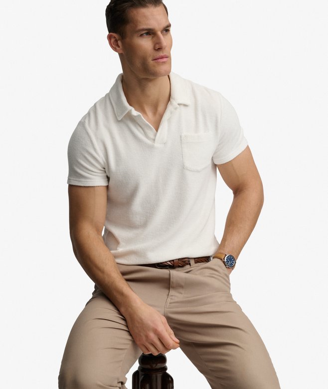 Towelling Polo Shirt