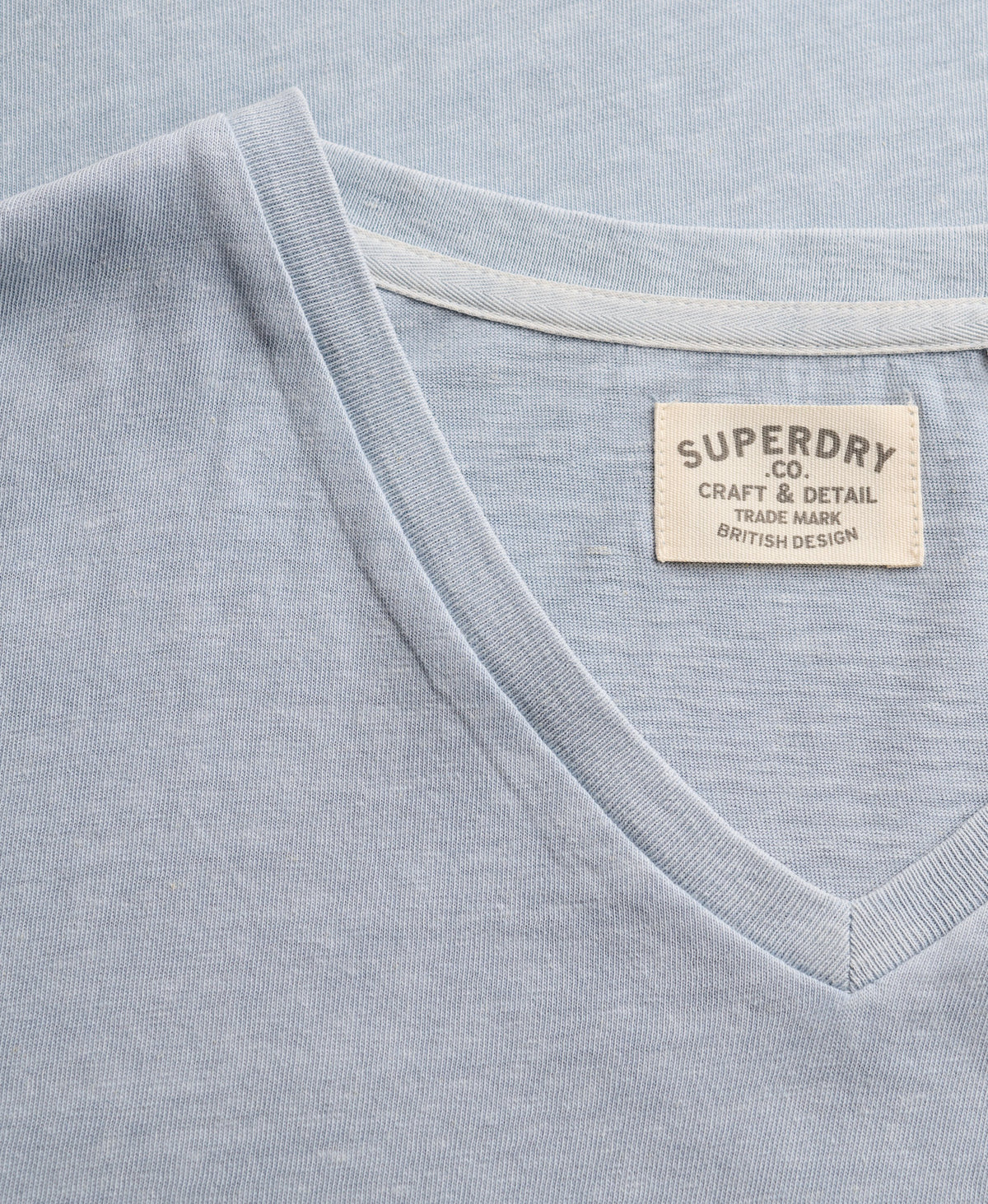 Classic Cotton Linen V-Neckline T-Shirt