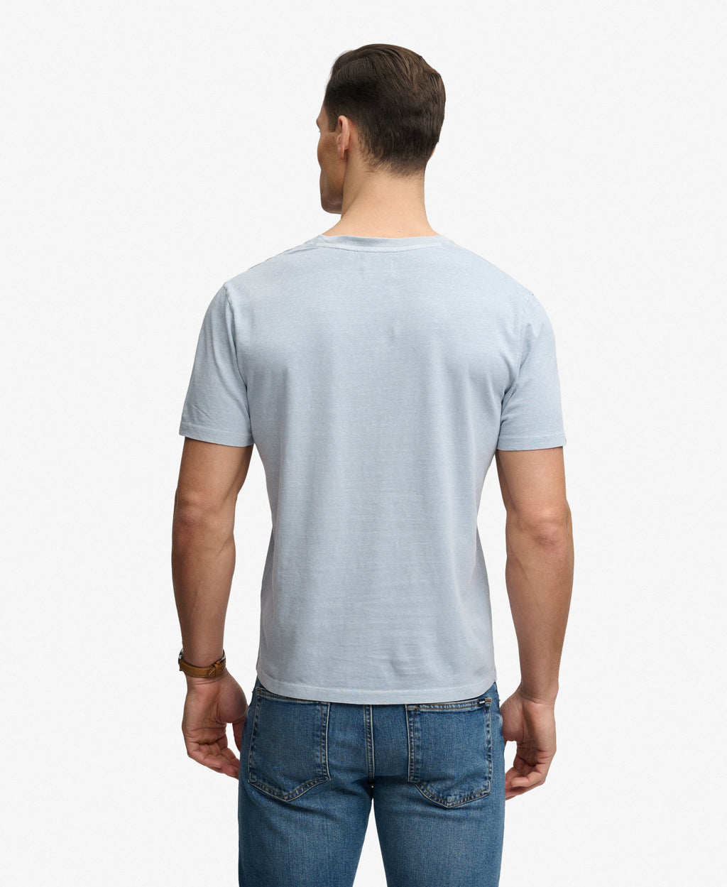 Classic Cotton Linen V-Neckline T-Shirt