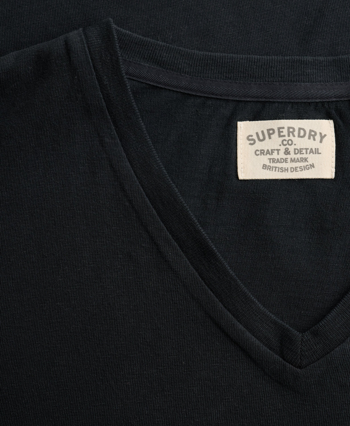 Classic Cotton Linen V-Neckline T-Shirt