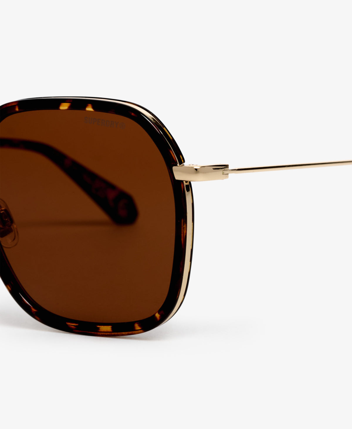 Framed Metal Square Sunglasses