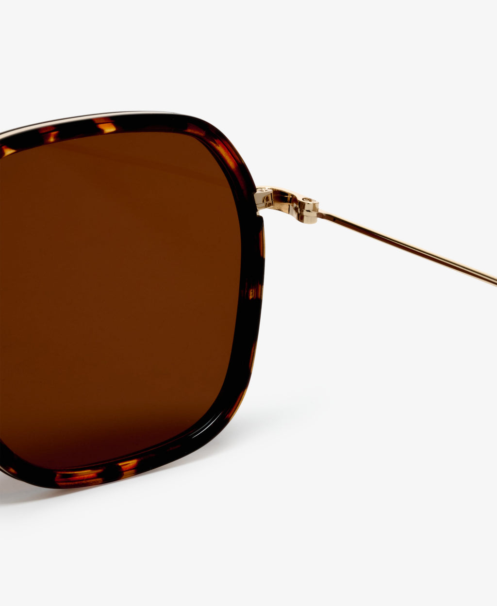 Framed Metal Square Sunglasses