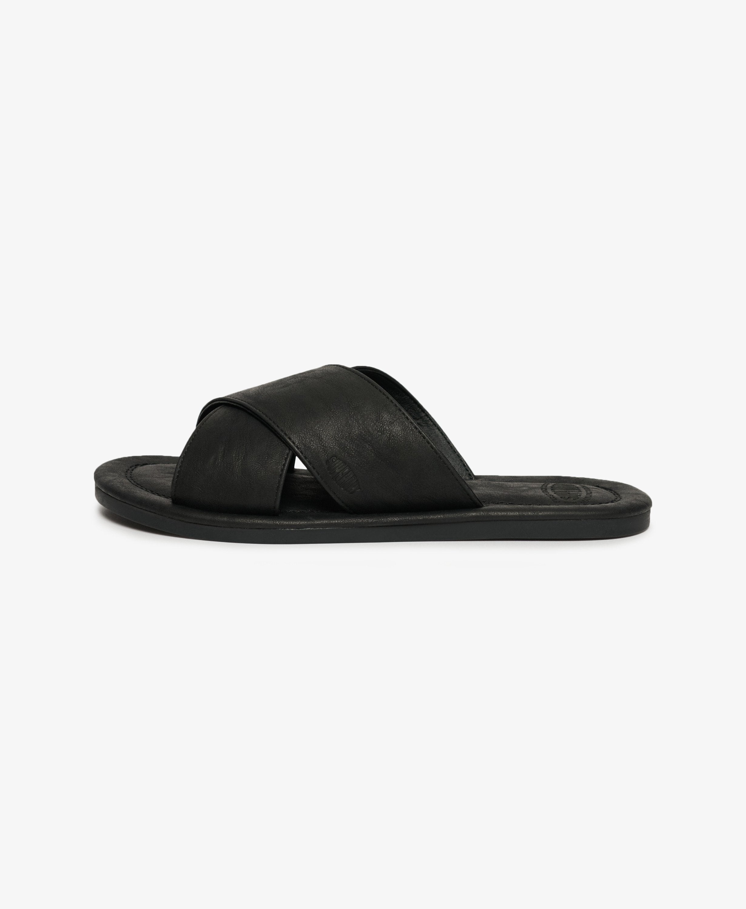 Vintage Cross Strap Slides