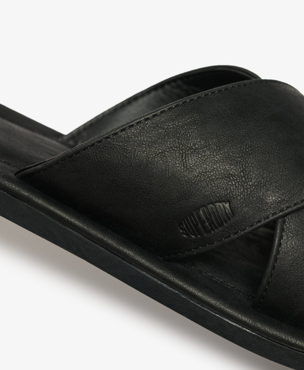 Vintage Cross Strap Slides