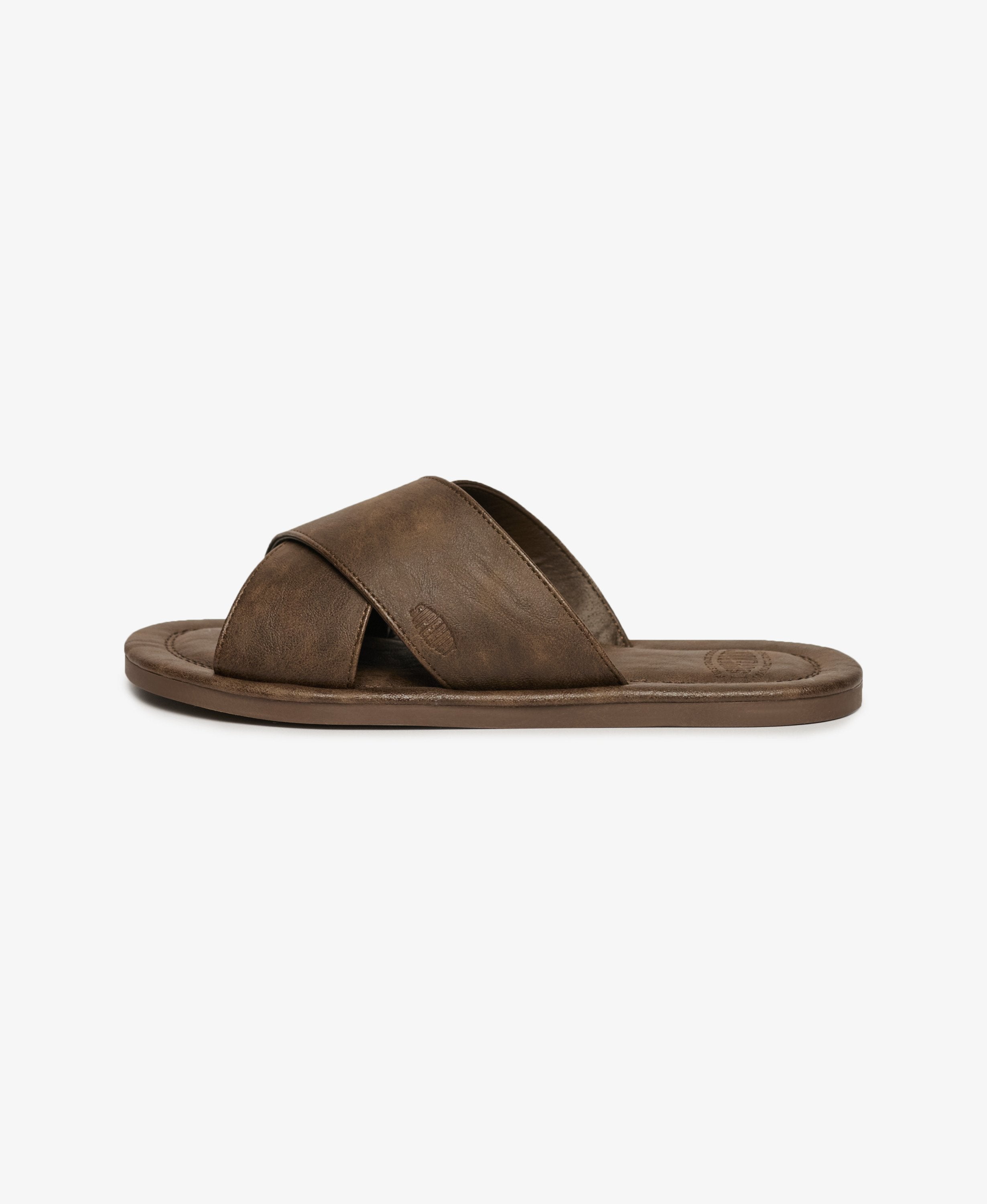 Vintage Cross Strap Slides