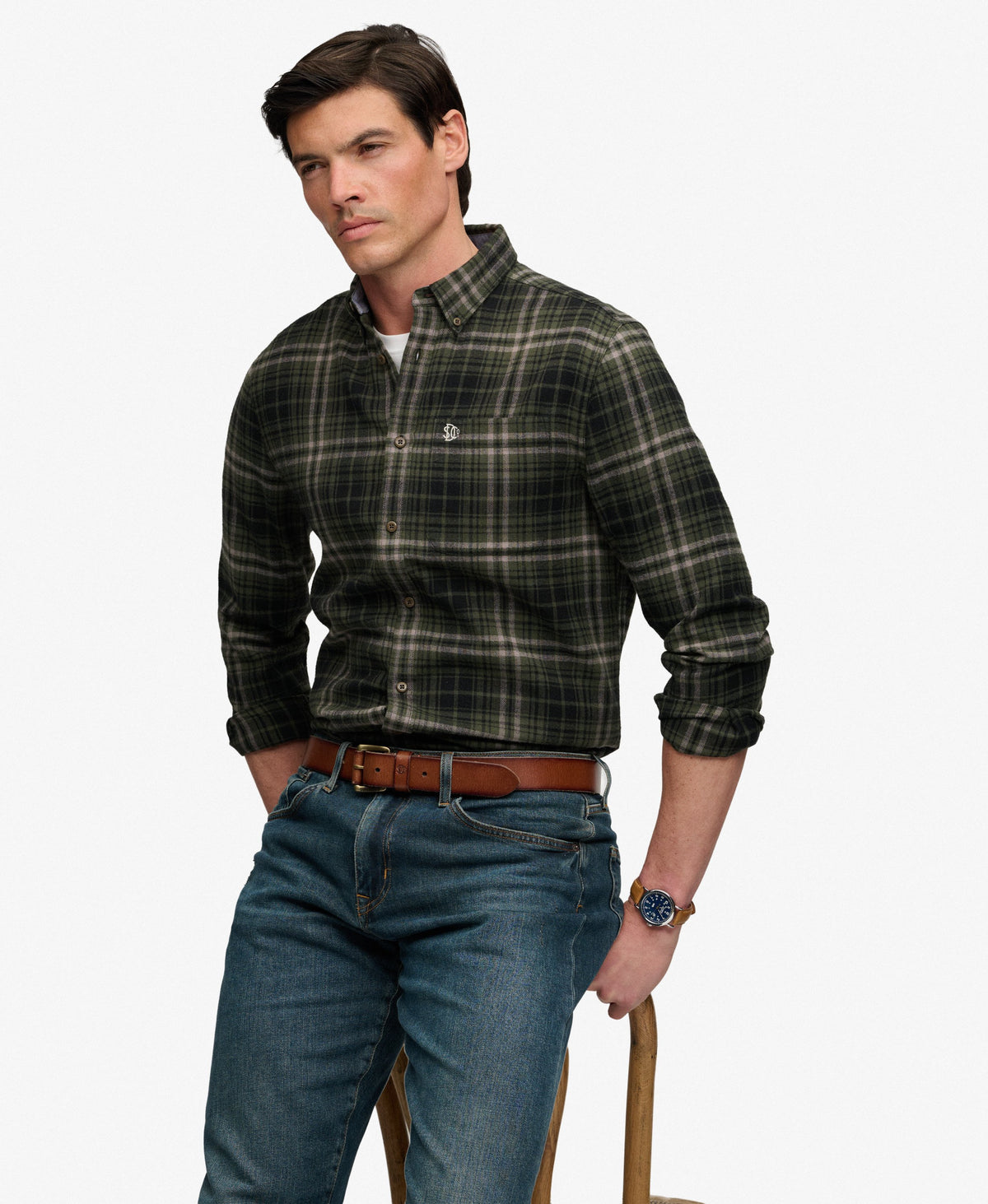 Long Sleeve Cotton Lumberjack Shirt