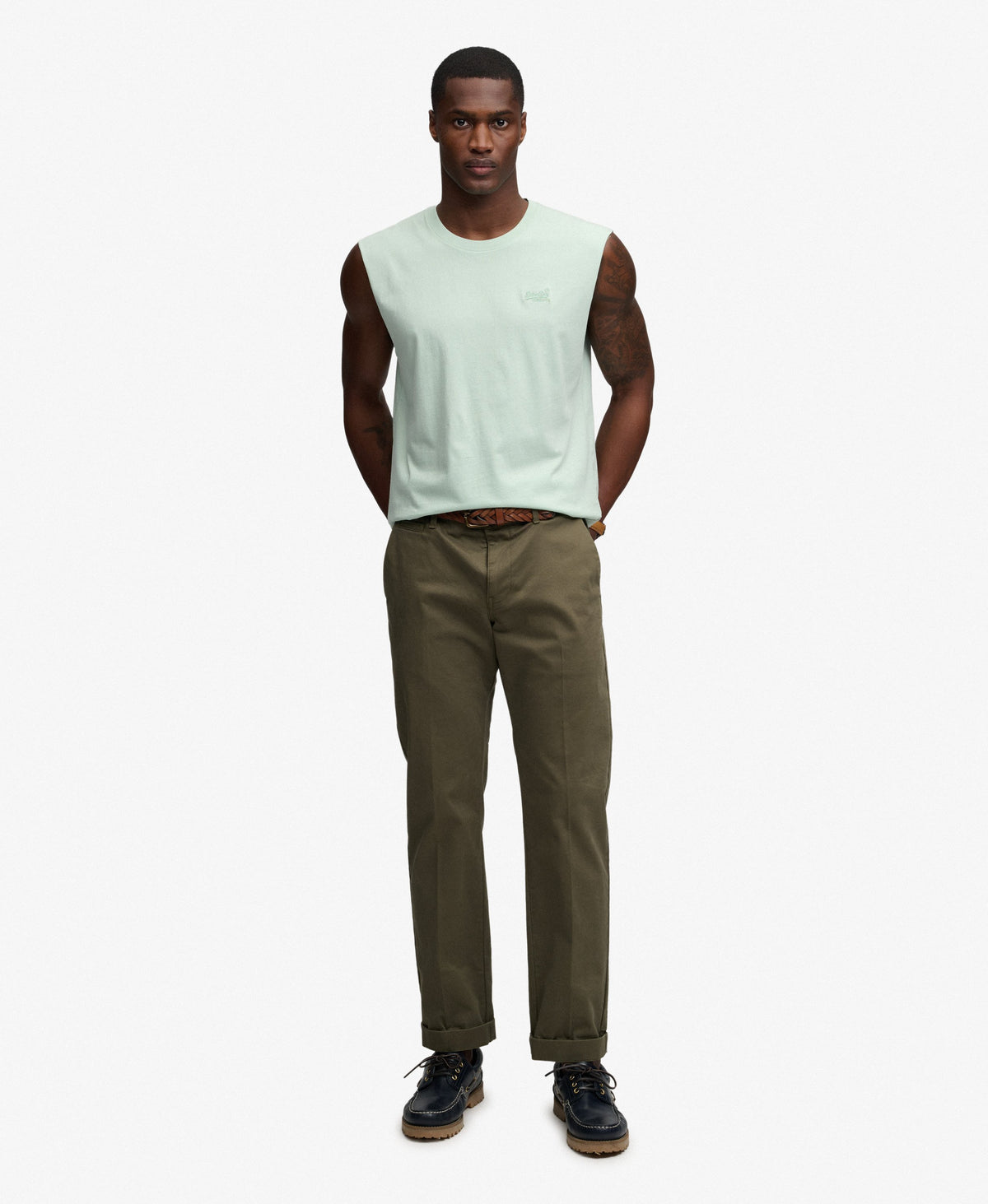 Organic Cotton Essential Logo Tank Top