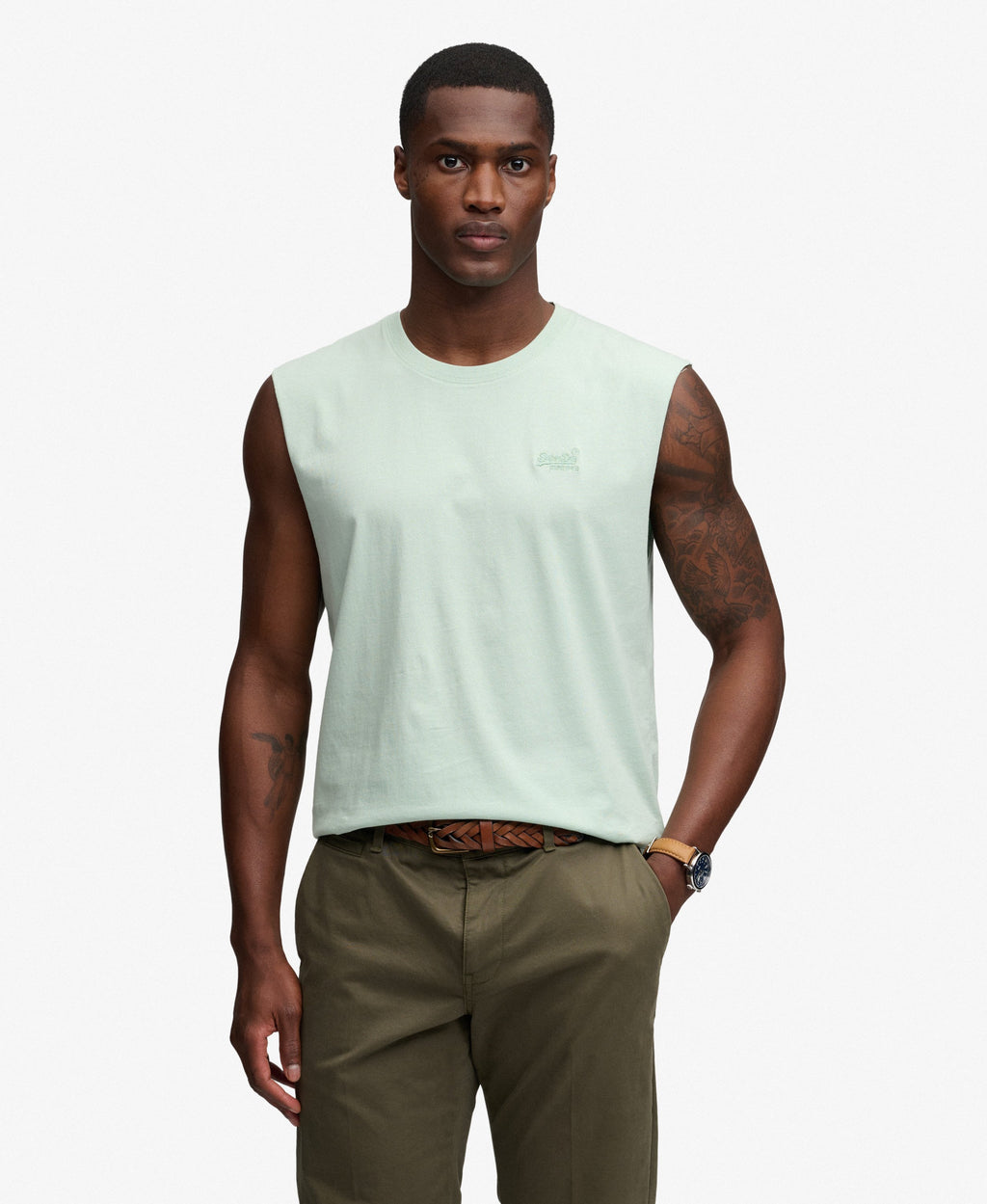 Organic Cotton Essential Logo Tank Top