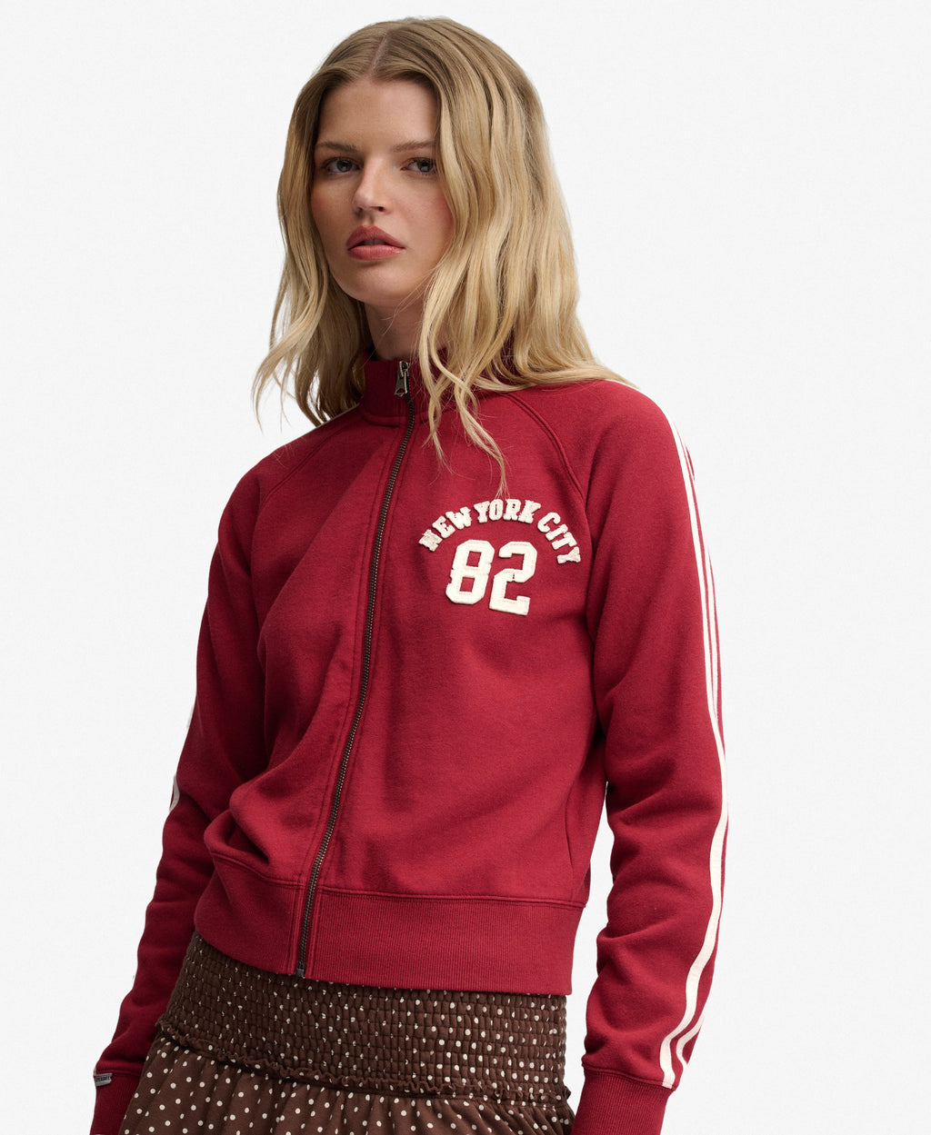 Athletic Applique Track Top