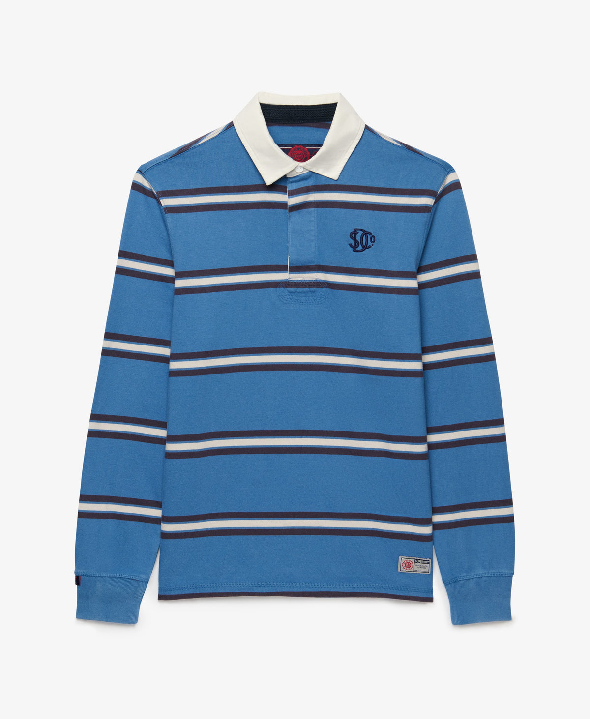 Vintage Athletic Stripe Rugby Top